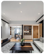 Dimmable COB downlight super bright embedded luminous LED spotlight home interior lighting AC220V anti-glare ceiling light