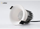 Dimmable COB downlight super bright embedded luminous LED spotlight home interior lighting AC220V anti-glare ceiling light