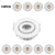 LED Downlight 10pcs/lot Jewelry Show Case Cabinet Spot Lamp White MINI LED Downlight 3W