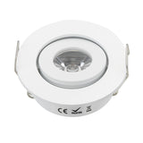 LED Downlight 10pcs/lot Jewelry Show Case Cabinet Spot Lamp White MINI LED Downlight 3W