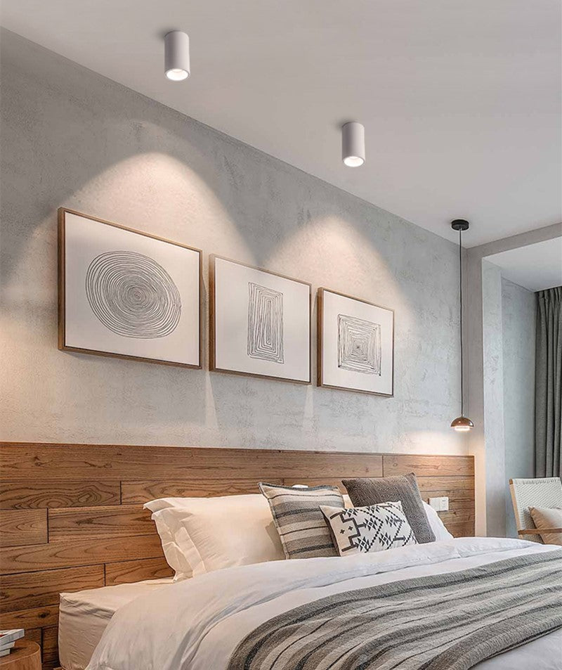 Round Dimmable Surface Mounted LED Downlights 7W 9W 12W 15W 18W COB LED Ceiling Spot Lights AC110-220V LED Lamp Indoor Lighting