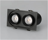 360° rotating flexible COB LED downlight, 9W 12W 18W LED ceiling spotlight, AC85~265V, indoor lighting LED light