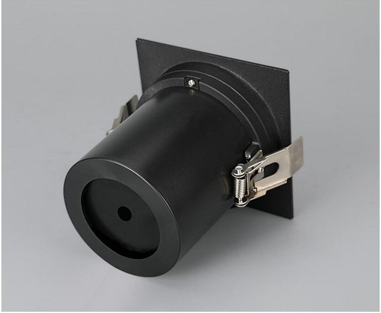 360° rotating flexible COB LED downlight, 9W 12W 18W LED ceiling spotlight, AC85~265V, indoor lighting LED light