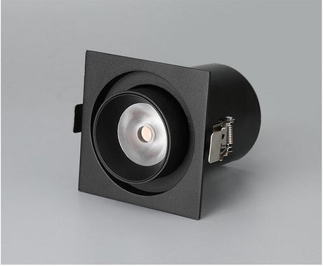 360° rotating flexible COB LED downlight, 9W 12W 18W LED ceiling spotlight, AC85~265V, indoor lighting LED light