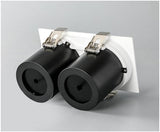 360° rotating flexible COB LED downlight, 9W 12W 18W LED ceiling spotlight, AC85~265V, indoor lighting LED light