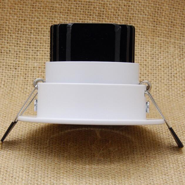 The new Super Bright Recessed LED Dimmable Downlight COB 5W 7W 9W 12W LED Spot light LED decoration Ceiling Lamp AC 110V 220V