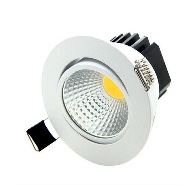 The new Super Bright Recessed LED Dimmable Downlight COB 5W 7W 9W 12W LED Spot light LED decoration Ceiling Lamp AC 110V 220V