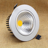 The new Super Bright Recessed LED Dimmable Downlight COB 5W 7W 9W 12W LED Spot light LED decoration Ceiling Lamp AC 110V 220V