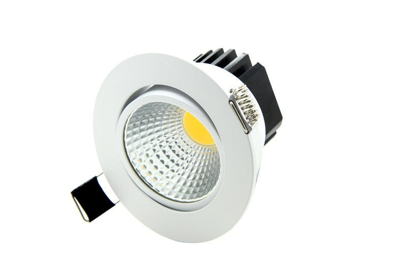 The new Super Bright Recessed LED Dimmable Downlight COB 5W 7W 9W 12W LED Spot light LED decoration Ceiling Lamp AC 110V 220V