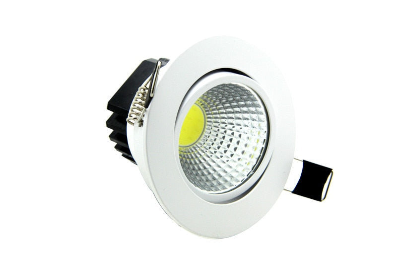 The new Super Bright Recessed LED Dimmable Downlight COB 5W 7W 9W 12W LED Spot light LED decoration Ceiling Lamp AC 110V 220V