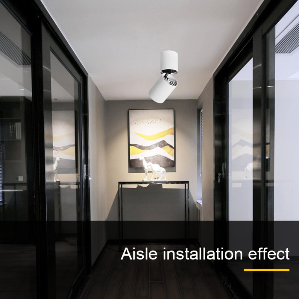 Downlight AC85-265V Folding Rotation LED Downlight Ceiling Spot Lights LED Wall Lamp for Indoor Lighting