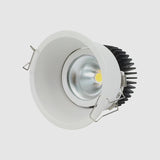 Narrow Border Anti-glare Dimmable Recessed COB LED Downlights AC85-265V 9W 12W 15W 20W LED Ceiling Lamps Hotel Villa Lighting