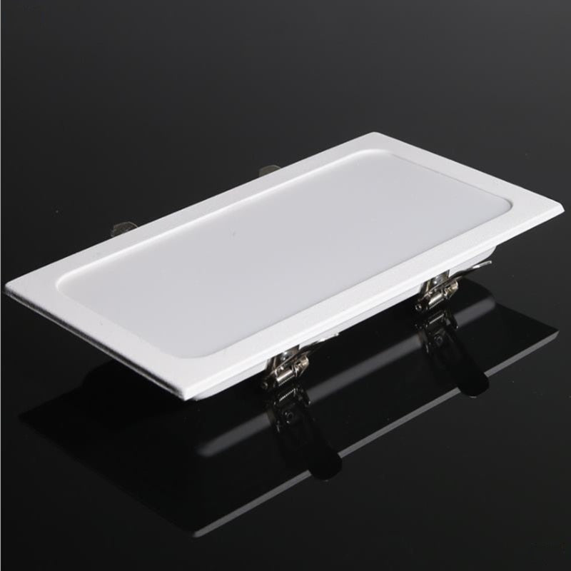Panel Embedded LED Downlight 12W 18W 24W  Square LED Spotlight LED Ceiling Light AC110V 220V