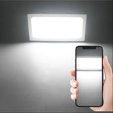 Panel Embedded LED Downlight 12W 18W 24W  Square LED Spotlight LED Ceiling Light AC110V 220V
