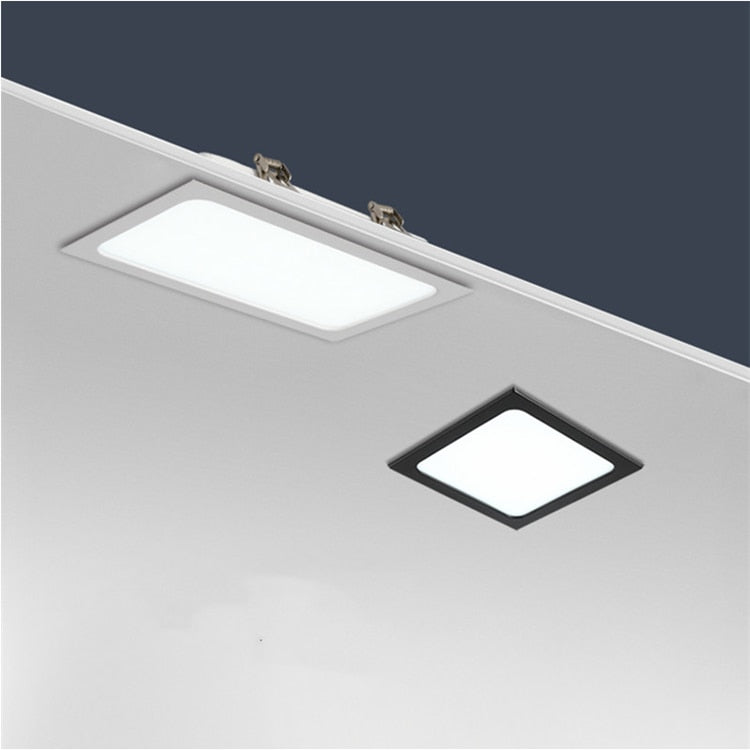 Panel Embedded LED Downlight 12W 18W 24W  Square LED Spotlight LED Ceiling Light AC110V 220V