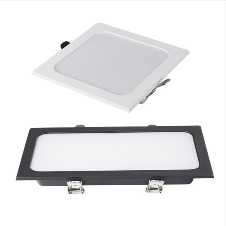 Panel Embedded LED Downlight 12W 18W 24W  Square LED Spotlight LED Ceiling Light AC110V 220V