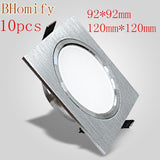 LED Square Downlights 5W 10W Dimmable AC85-265V Brush LED Ceiling Lamp DownLight for Kitchen/Home/Office Indoor Lighting