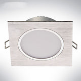 LED Square Downlights 5W 10W Dimmable AC85-265V Brush LED Ceiling Lamp DownLight for Kitchen/Home/Office Indoor Lighting