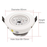 New 9W 12W 15W 21W good quality lowest price dimmable led downlight lighting lamp AC110V 240V led cabinet light 20pcs/lot lights