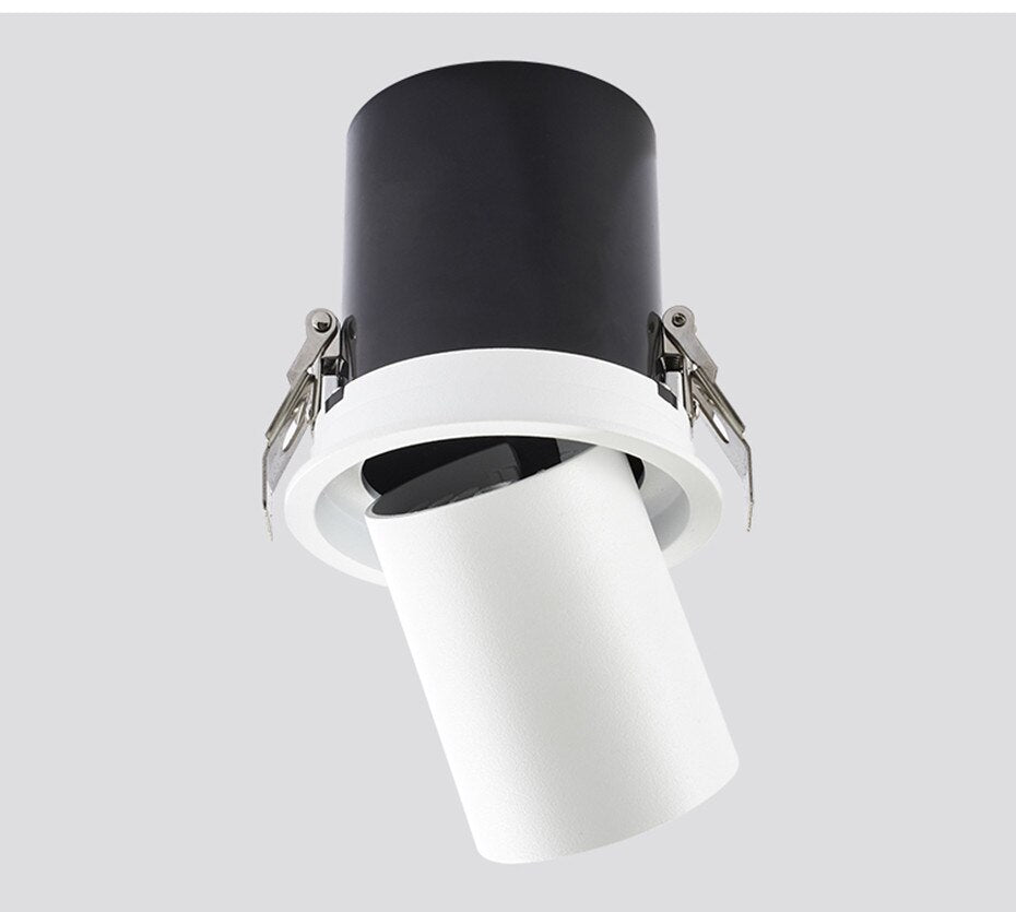 Led Recessed Lights Adjustable Led Spot Downlight Folding Rotating Indoor Ceiling Lamp AC110V 220V Room Kitchen Lamp