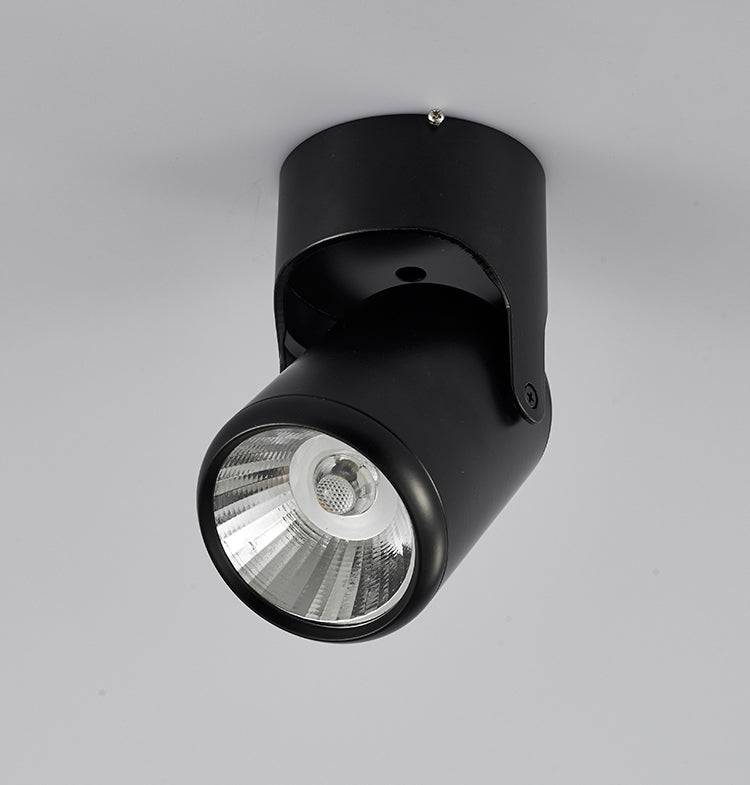 Led downlights Surface Mounted Ceiling Spot light 360 degree Rotation 10W 20W COB Ceiling Downlight White AC85-265V + Driver