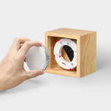 Modern Downlight LED Surface Mounted Ceiling Light Square Wood Color 9W 18W Spotlight For Dining Living Room