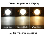 Circular Recessed LED Downlights 3W 7W 9W 12W 15W 40W COB LED Ceiling Spot Lights AC220-240V LED Ceiling Lamps Indoor Lighting