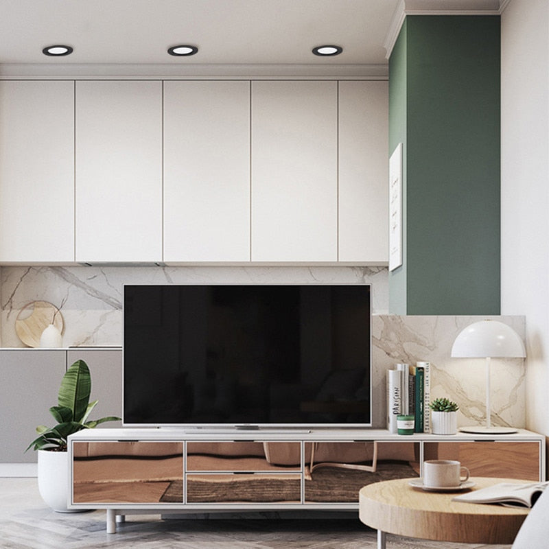 Circular Recessed LED Downlights 3W 7W 9W 12W 15W 40W COB LED Ceiling Spot Lights AC220-240V LED Ceiling Lamps Indoor Lighting