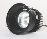 Dimmable Narrow Border Embedded Anti-Glare COB Ceiling Recessed Downlight 5W 7W 12W 20W LED Wall Wash Light Hotel Villa Lighting