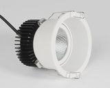 Dimmable Narrow Border Embedded Anti-Glare COB Ceiling Recessed Downlight 5W 7W 12W 20W LED Wall Wash Light Hotel Villa Lighting