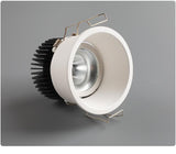 Dimmable Narrow Border Embedded Anti-Glare COB Ceiling Recessed Downlight 5W 7W 12W 20W LED Wall Wash Light Hotel Villa Lighting