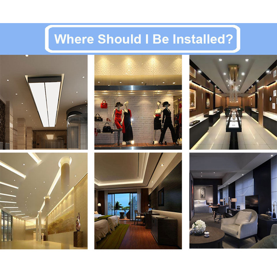 GD 3W 5W 10W 12W 15W LED Downlight AC220 Spot LED Anti Glare LED Spot For Home Decor + LED Driver