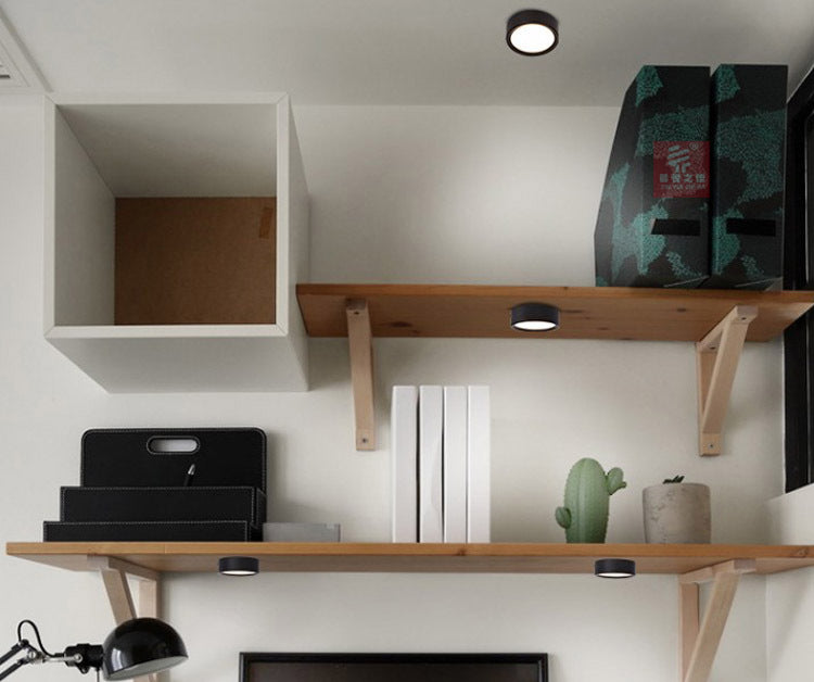 Round Surface Mounted LED Downlights 3W 5W 7W 9W 12W Mounted LED Spot Light 220V Down Light black / white / gold body