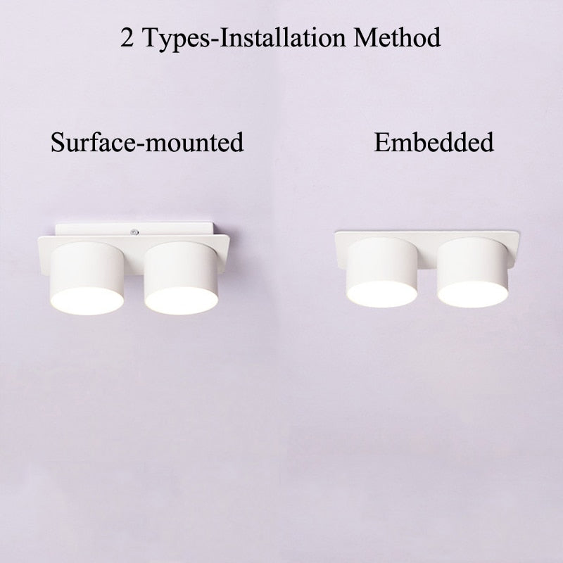 Indoor 7W 14W LED Downlight Ceiling Mounted Spotlight Downlights for Bedroom Living Room Corridor