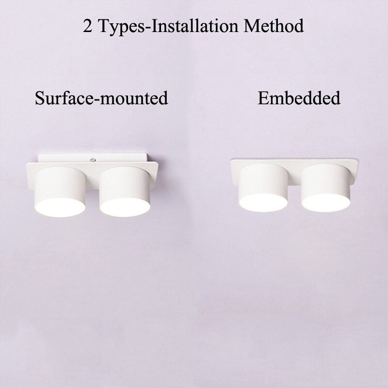 Indoor 7W 14W LED Downlight Ceiling Mounted Spotlight Downlights for Bedroom Living Room Corridor