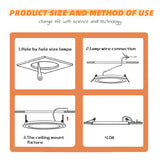 LED Dimmable Waterproof Recessed Downlight 5W 7W 9W LED Spot Light Ceiling Lamp Home Lighting AC 110V 220V For For Bathroom Lamp