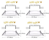 LED Dimmable Waterproof Recessed Downlight 5W 7W 9W LED Spot Light Ceiling Lamp Home Lighting AC 110V 220V For For Bathroom Lamp