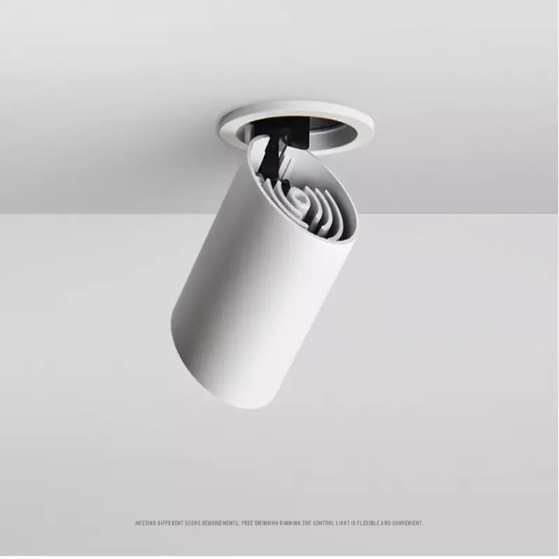 Dimmable Folding LED Ceiling Light 7W 12W 15W LED Projector Living Room TV, Background Wall Corridor COB for Ceiling Downlight