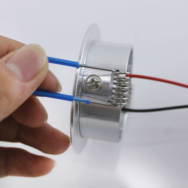 LED Recessed Downlight Cabinet Lamp 3W epistar led silver shell 85-265v downlight, White Red Blue Green Yellow