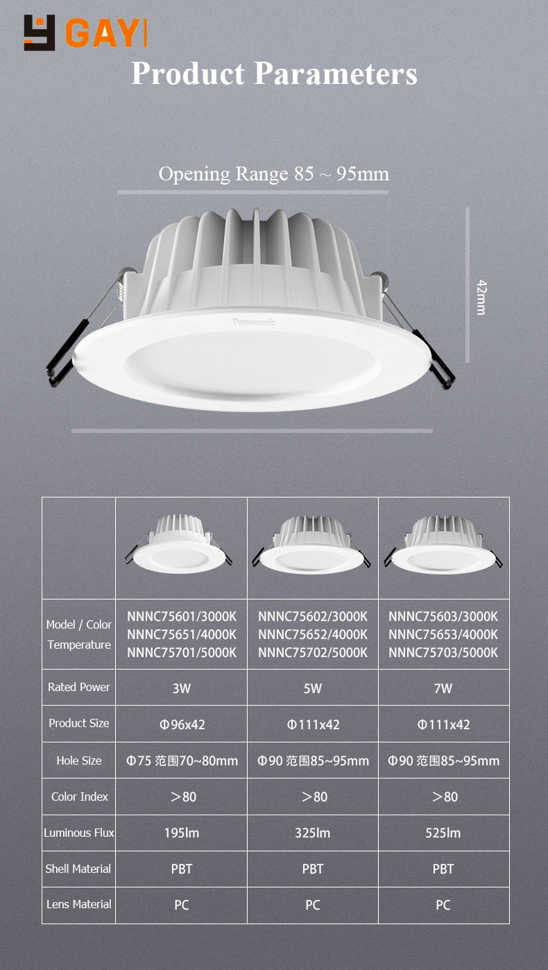 LED Downlight 3W 5W 7W 2021 round high quality Recessed Round LED Spot Lighting Bedroom Kitchen Indoor LED Down Light Lamp