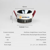 Dimmable LED Downlight 7W Anti-Glare led Ceiling Lamp AC 220V 110V LED Spot Lighting Bedroom Kitchen led Recessed Downlight