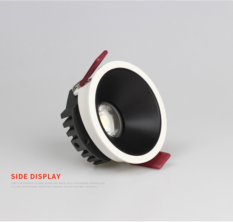 Dimmable LED Downlight 7W Anti-Glare led Ceiling Lamp AC 220V 110V LED Spot Lighting Bedroom Kitchen led Recessed Downlight