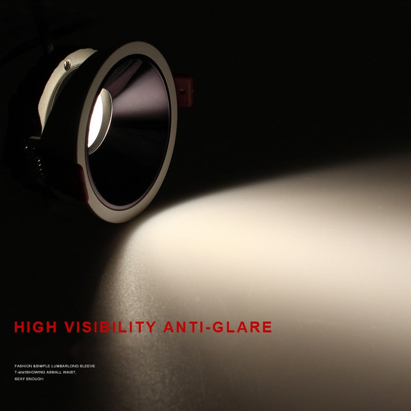 Dimmable LED Downlight 7W Anti-Glare led Ceiling Lamp AC 220V 110V LED Spot Lighting Bedroom Kitchen led Recessed Downlight