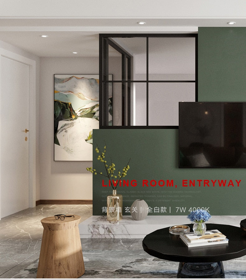 Dimmable LED Downlight 7W Anti-Glare led Ceiling Lamp AC 220V 110V LED Spot Lighting Bedroom Kitchen led Recessed Downlight