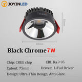 Dimmable LED Downlight 7W Anti-Glare led Ceiling Lamp AC 220V 110V LED Spot Lighting Bedroom Kitchen led Recessed Downlight