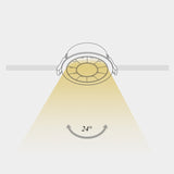 Dimmable LED COB Spotlight Ceiling Lamp AC90-260V 220V 10W 15W Aluminum Recessed Led Downlights Round Leds Spot Indoor Lighting