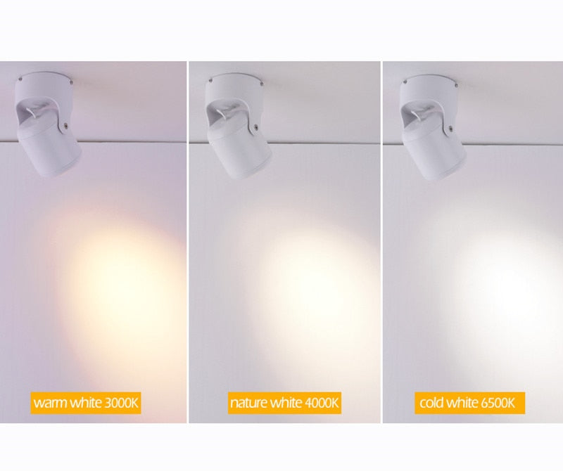 Dimmable LED Ceiling light down light 18W 15W 12W 10W No opening AC85-265V LED Downlight Ceiling lamp Spot light decoration