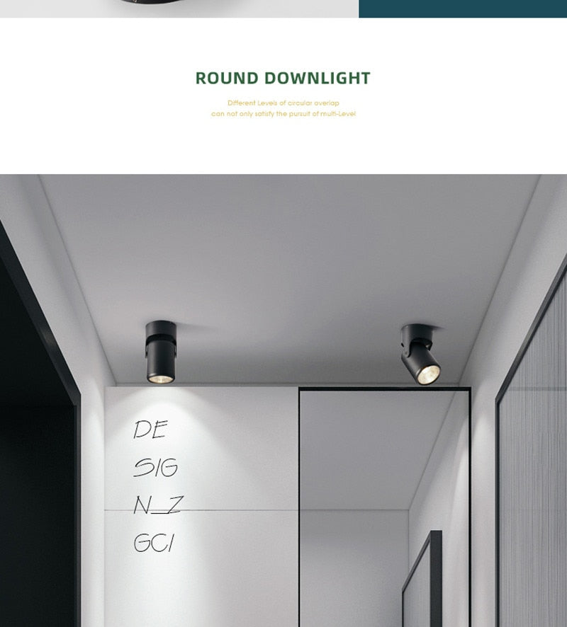 Dimmable LED Ceiling light down light 18W 15W 12W 10W No opening AC85-265V LED Downlight Ceiling lamp Spot light decoration