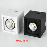 High quality Surface Mounted Adjustment LED COB Dimmable Downlights 10W 15W 20W 30W LED Ceiling Lamp Spot Lights AC85V-265V