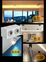 High quality Surface Mounted Adjustment LED COB Dimmable Downlights 10W 15W 20W 30W LED Ceiling Lamp Spot Lights AC85V-265V